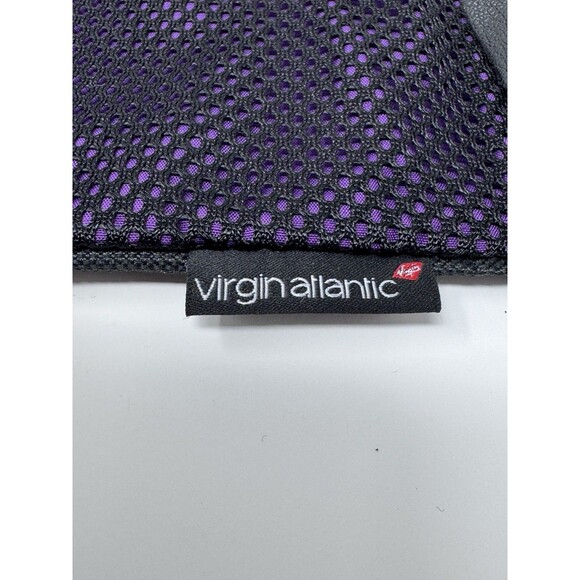 Virgin Atlantic Herschel Supply Black Travel Toiletry Bags x2 Zip Mesh Pocket - Picture 6 of 7